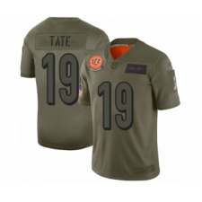 Men's Cincinnati Bengals #19 Auden Tate Limited Camo 2019 Salute to Service Football Jersey