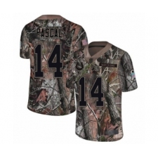 Men's Indianapolis Colts #14 Zach Pascal Limited Camo Rush Realtree Football Jersey