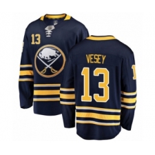 Youth Buffalo Sabres #13 Jimmy Vesey Fanatics Branded Navy Blue Home Breakaway Hockey Jersey