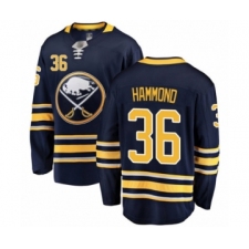 Men's Buffalo Sabres #36 Andrew Hammond Fanatics Branded Navy Blue Home Breakaway Hockey Jersey