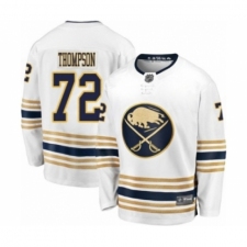 Men's Buffalo Sabres #72 Tage Thompson Fanatics Branded White 50th Season Breakaway Hockey Jersey