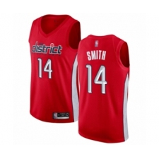 Youth Washington Wizards #14 Ish Smith Red Swingman Jersey - Earned Edition