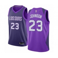 Youth Phoenix Suns #23 Cameron Johnson Swingman Purple Basketball Jersey - City Edition