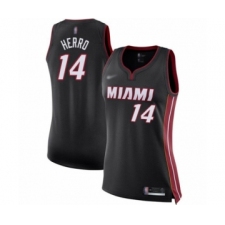 Women's Miami Heat #14 Tyler Herro Swingman Black Basketball Jersey - Icon Edition