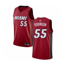 Women's Miami Heat #55 Duncan Robinson Swingman Red Basketball Jersey Statement Edition