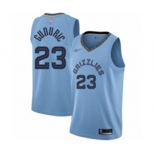 Youth Memphis Grizzlies #23 Marko Guduric Swingman Blue Finished Basketball Jersey Statement Edition
