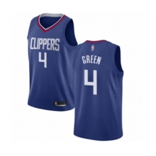 Women's Los Angeles Clippers #4 JaMychal Green Authentic Blue Basketball Jersey - Icon Edition