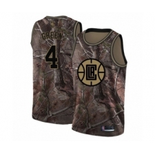 Women's Los Angeles Clippers #4 JaMychal Green Swingman Camo Realtree Collection Basketball Jersey