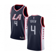 Women's Los Angeles Clippers #4 JaMychal Green Swingman Navy Blue Basketball Jersey - City Edition
