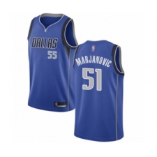 Youth Dallas Mavericks #51 Boban Marjanovic Swingman Royal Blue Basketball Jersey - Icon Edition