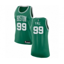 Women's Boston Celtics #99 Tacko Fall Swingman Green(White No.) Road Basketball Jersey - Icon Edition