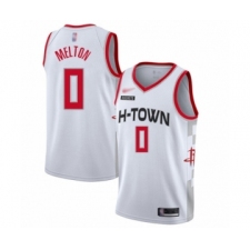 Men's Houston Rockets #0 De'Anthony Melton Swingman White Basketball Jersey - 2019 20 City Edition