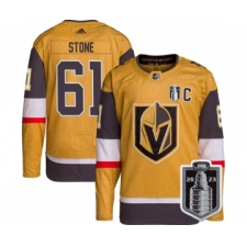 Men's Vegas Golden Knights #61 Mark Stone Gold 2023 Stanley Cup Final Stitched Jersey