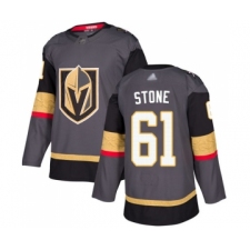 Youth Vegas Golden Knights #61 Mark Stone Authentic Gray Home Hockey Jersey
