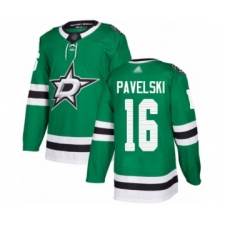 Men's Dallas Stars #16 Joe Pavelski Authentic Green Home Hockey Jersey