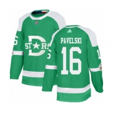 Youth Dallas Stars #16 Joe Pavelski Authentic Green 2020 Winter Classic Hockey Jersey