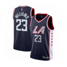 Youth Los Angeles Clippers #23 Lou Williams Swingman Navy Blue Basketball Jersey - City Edition