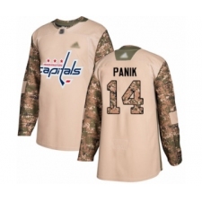 Men's Washington Capitals #14 Richard Panik Authentic Camo Veterans Day Practice Hockey Jersey