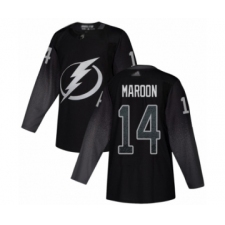 Men's Tampa Bay Lightning #14 Patrick Maroon Authentic Black Alternate Hockey Jersey