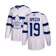 Men's Toronto Maple Leafs #19 Jason Spezza Authentic White 2018 Stadium Series Hockey Jersey
