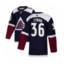 Youth Colorado Avalanche #36 T.J. Tynan Authentic Navy Blue Alternate Hockey Jersey