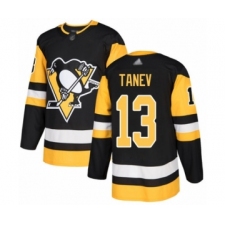 Youth Pittsburgh Penguins #13 Brandon Tanev Authentic Black Home Hockey Jersey
