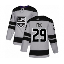 Men's Los Angeles Kings #29 Martin Frk Authentic Gray Alternate Hockey Jersey