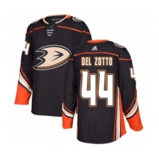 Youth Anaheim Ducks #44 Michael Del Zotto Authentic Black Home Hockey Jersey