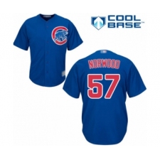 Youth Chicago Cubs #57 James Norwood Authentic Royal Blue Alternate Cool Base Baseball Player Jersey