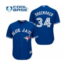 Youth Toronto Blue Jays #34 Matt Shoemaker Authentic Blue Alternate Baseball Player Jersey