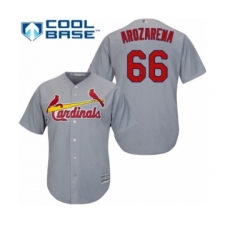 Youth St. Louis Cardinals #66 Randy Arozarena Authentic Grey Road Cool Base Baseball Player Jersey
