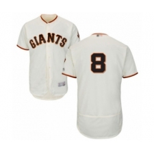 Men's San Francisco Giants #8 Alex Dickerson Cream Home Flex Base Authentic Collection Baseball Player Jersey