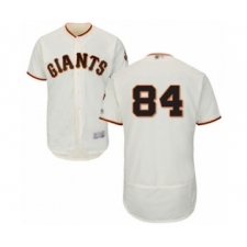 Men's San Francisco Giants #84 Melvin Adon Cream Home Flex Base Authentic Collection Baseball Player Jersey