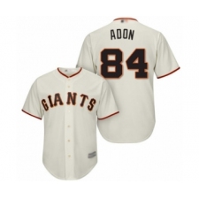 Youth San Francisco Giants #84 Melvin Adon Authentic Cream Home Cool Base Baseball Player Jersey