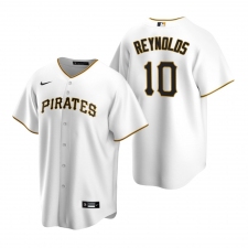 Men's Nike Pittsburgh Pirates #10 Bryan Reynolds White Home Stitched Baseball Jersey