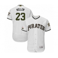 Men's Pittsburgh Pirates #23 Mitch Keller White Alternate Authentic Collection Flex Base Baseball Player Jersey
