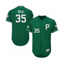 Men's Pittsburgh Pirates #35 Keone Kela Green Celtic Flexbase Authentic Collection Baseball Player Jersey
