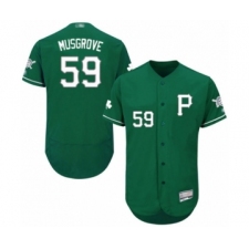 Men's Pittsburgh Pirates #59 Joe Musgrove Green Celtic Flexbase Authentic Collection Baseball Player Jersey