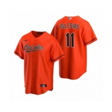 Youth Baltimore Orioles #11 Jose Iglesias Nike Orange 2020 Replica Alternate Jersey