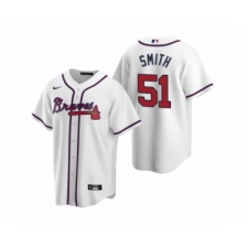 Men's Atlanta Braves #51 Will Smith Nike White 2020 Replica Home Jersey