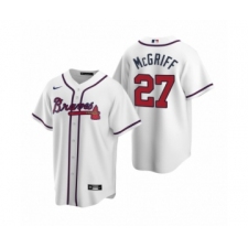 Youth Atlanta Braves #27 Fred McGriff Nike White 2020 Replica Home Jersey