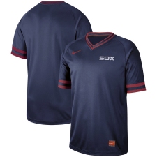 Men's Nike Chicago White Sox Blank Cooperstown Collection Legend V-Neck Jersey Royal