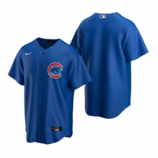 Men's Nike Chicago Cubs Blank Royal Alternate Stitched Baseball Jersey