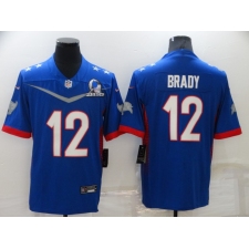 Men's Tampa Bay Buccaneers #12 Tom Brady Nike Royal 2022 NFC Pro Bowl Limited Player Jersey