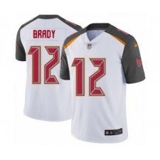 Youth Tampa Bay Buccaneers #12 Tom Brady White Vapor Untouchable Limited Player Football Jersey