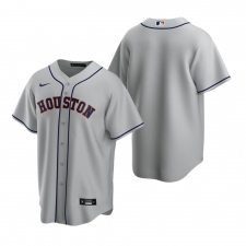 Men's Nike Houston Astros Blank Gray Road Stitched Baseball Jersey