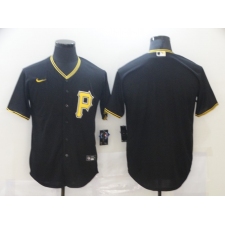 Men's Nike Pittsburgh Pirates Blank Black Jersey