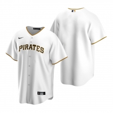 Men's Nike Pittsburgh Pirates Blank White Home Stitched Baseball Jersey
