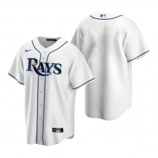 Men's Nike Tampa Bay Rays Blank White Home Stitched Baseball Jersey
