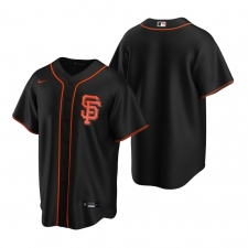 Men's Nike San Francisco Giants Blank Black Alternate Stitched Baseball Jersey